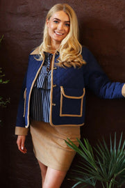 Corduroy Mini Skirt | Sand | Nederdel fra Liberté