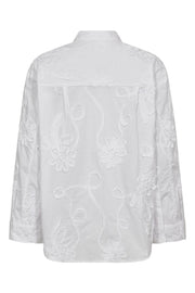 Xavier Flower Shirt 45047 | White | Bluse fra Co'couture