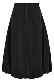 TriceCC Midi Balloon Skirt | Black | Nederdel fra Co'Couture