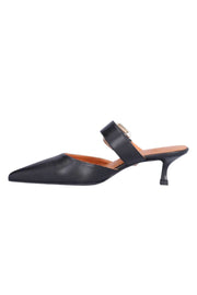 A5991 | Black Nappa | Højhælet sko fra Billi Bi