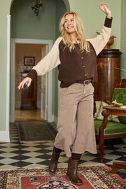 Jacks Knit Cardigan | Coffee | Strik fra Black Colour