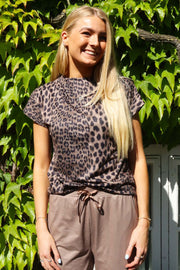 Alma Top | Leo Fossil | T-shirt fra Liberté