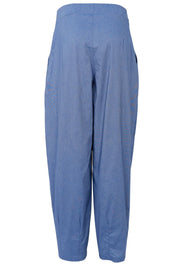 Davina Barrel Pant | Lt. Denim Melange | Bukser fra Black Colour
