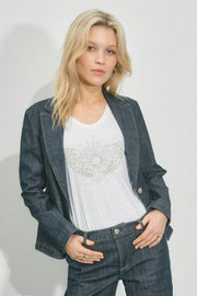 Diane Nippon Blazer | Dark Blue | Blazer fra Mos Mosh