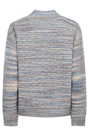 Grsclas Cardigan 205841 | Star Off-White W. Baby Blue | Cardigan fra Freequent