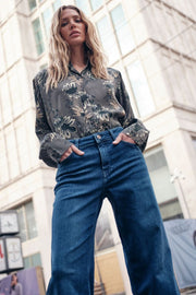 Dara Hera Jeans Long | Deep Blue | Jeans fra Mos Mosh