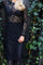 Lacy Ls Long Dress | Black Lace | Kjole fra Liberté