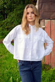 Klara Shirt | Hvid | Skjorte fra French Laundry