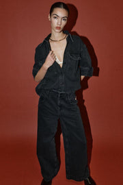HNoble Drapy Pant Ankle | Black | Bukser fra HEYANNO