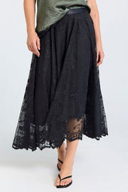 Lally Skirt 207085 | Black | Nederdel fra Freequent