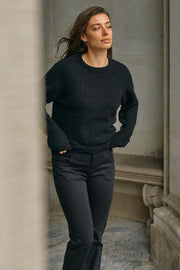 Carla Naomi Deluxe Jeans 34' | Black | Jeans fra Mos Mosh