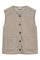 Teddy Waistcoat 207624 | Simply Taupe | Jakke fra Freequent