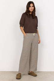 Tini Stripe Wide Pants | Brun | Bukser fra Statebird