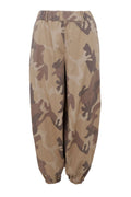 Ally Balloon Pant 41202 | Brown Camouflage | Black Colour