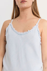 Renna Top 206118 | Light Blue Denim | Top fra Freequent