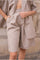 Pretty Tailored Bermuda Shorts | Taupe