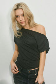 Shima Sleeveless Tee | Black | T-shirt fra Mos Mosh