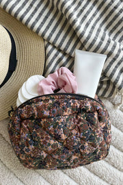 Flora Cosmetic Bag Big | Coffee | Taske fra Black Colour