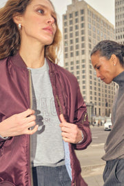 Renzi O-LS Sweatshirt | Grey Melange | Bluse fra Mos Mosh