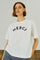 Carol Tee 205338 | Off-White W. Black | T-Shirt fra Freequent