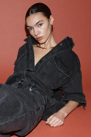 HNice Drapy Shirt  | Black | Skjorte fra HEYANNO