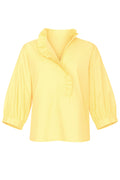 Domi Frill shirt | Yellow | Skjorte fra Atelier C