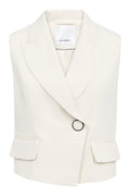 AliniCC Wrap Vest | Bone | Vest fra CoCouture