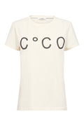 Signature New Tee | Pearl | T-Shirt fra Co'couture