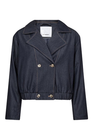 Terry Double Breasted Blazer | Navy Denim | Blazer fra Co'couture