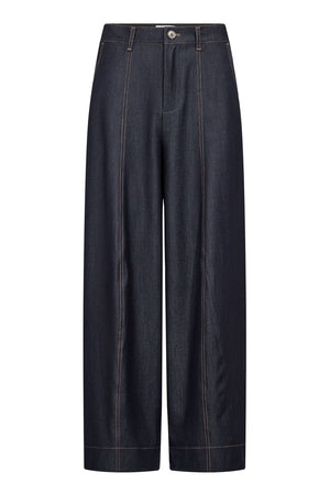 Terry Barrel Pant | Navy Denim | Bukser fra Co'couture