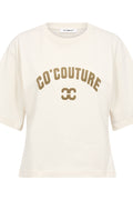 Zenga Tee O Neck | Pearl - Olive | T-Shirt fra Co'couture