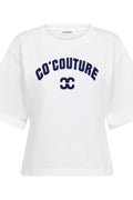 43013 Zengacc Tee O Neck 500108 | White  Blue | Co'couture