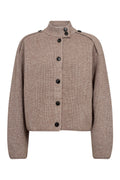 Row Utility Cardigan | Mink | Strik fra Co'couture