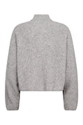 Row Utility Cardigan | Grey Melange | Strik fra Co'couture