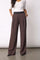 Alini Logo Pant | Dark Brown | Bukser fra Co'couture