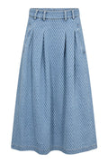 Anto Anya Pleat Skirt | Light Denim | Nederdel fra Co'couture