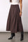 Alini Anya Pleat Skirt | Dark Brown | Nederdel fra Co'couture