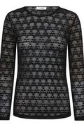 Bariecc O Neck Blouse 500264 | Black | Co'couture