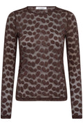 Penolacc O Neck Blouse 500266 | Brown | Co'couture