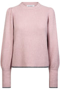 Rowcc Puff Rib O Knit 500282 | Rosebloom | Co'couture