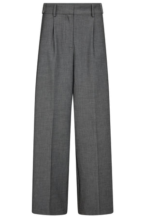Jackycc Pleat Pant 500293 | Mid Grey | Co'couture