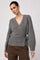 Rogercc Wrap Cardigan 500295 | Grey Melange | Co'couture