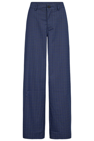 Daxtercc Check Pant 500317 | New Blue | Co'couture
