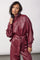 Gittcc Funnel Neck Blouse 500322 | Berry Red | Co'couture