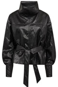 Gittcc Funnel Neck Blouse 500322 | Black | Co'couture