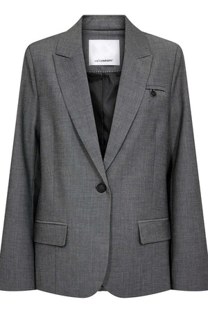 Jackycc Fitted Blazer 500339 | Mid Grey | Co'couture