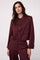 30325 Terrycc Jacket 500364 | Wine Red | Co'couture