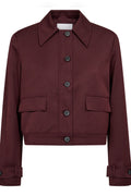30325 Terrycc Jacket 500364 | Wine Red | Co'couture