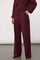 Terrycc Pant 500365 | Wine Red | Co'couture