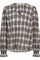 Chandlercc Check V Blouse 500379 | Bone | Co'couture